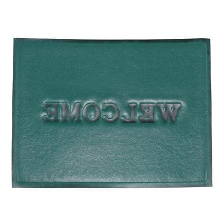 พรมเช็ดเท้าดักฝุ่น HOME LIVING STYLE WELCOME 60X80 ซม. สีเขียว_1
