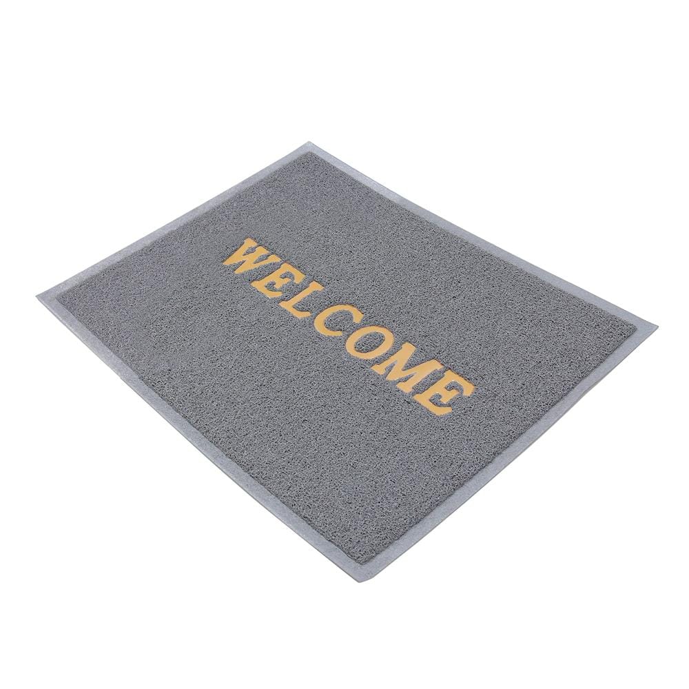 DUST CONTROL MAT HOME LIVING STYLE WELCOME 60X80CM GREY