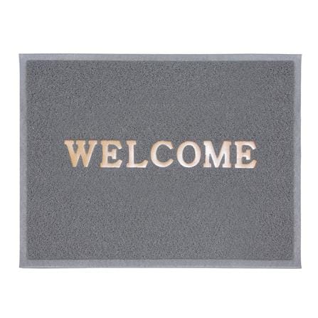 DUST CONTROL MAT HOME LIVING STYLE WELCOME 60X80CM GREY_0