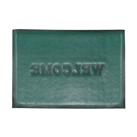 พรมเช็ดเท้าดักฝุ่น HOME LIVING STYLE WELCOME 50X70 ซม. สีเขียว_1
