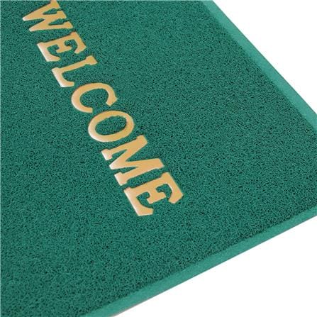 พรมเช็ดเท้าดักฝุ่น HOME LIVING STYLE WELCOME 50X70 ซม. สีเขียว_3