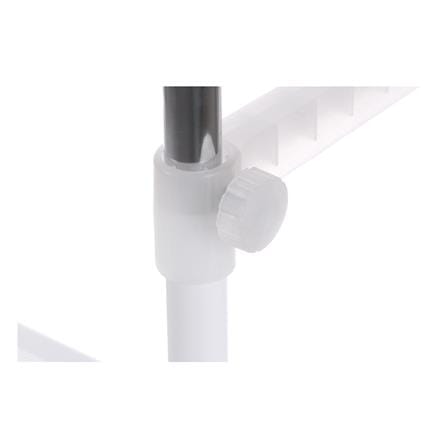 ADJUSTABLE CLOTHES RACK WITH 6 DRAWERS PLIM 150X47X165CM WHITE_4