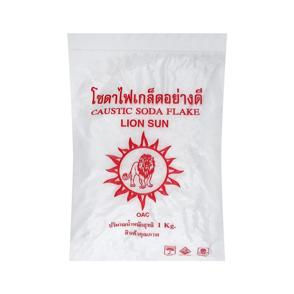 เกล็ดขจัดท่อตัน ท่อน้ำทิ้ง LION SUN 1KG