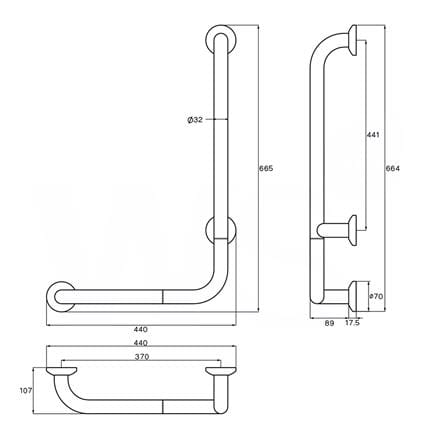 ราวมือจับ ตัว L WS GB-6327-2-BLR_1