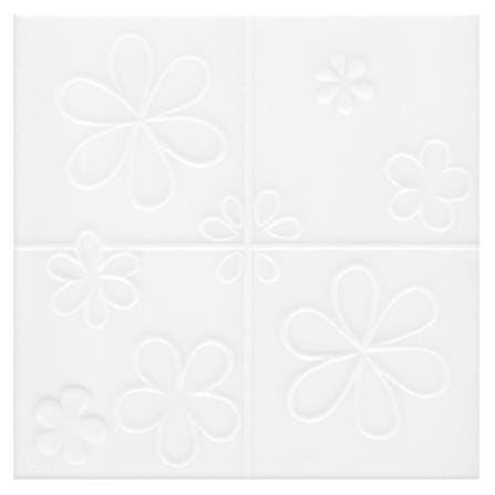 กระเบื้องพื้น 8x8 นิ้ว DURAGRES D-100 บลูม ขาว A 1 ตร.ม._0