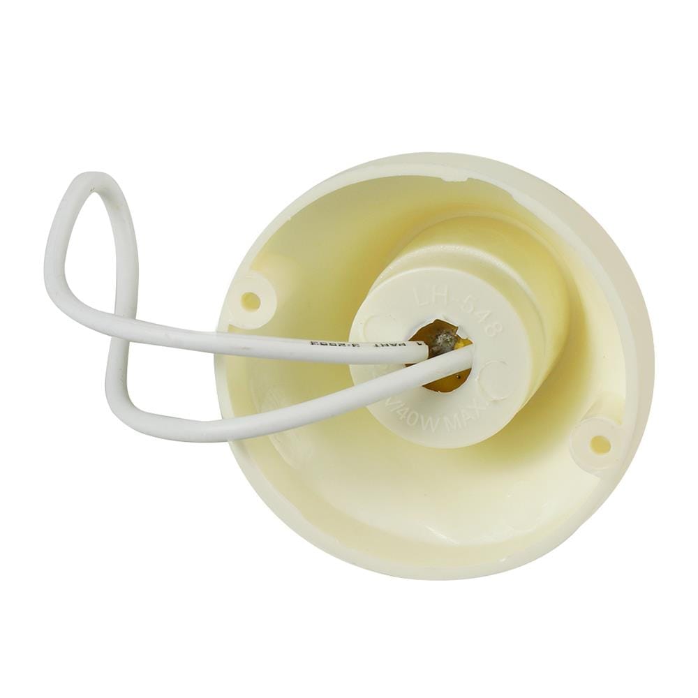 ขั้วหลอดเกลียว SANTORY LH-548 E27 สีขาว