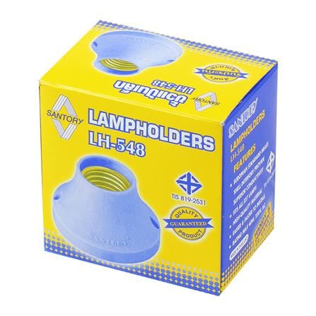 ขั้วหลอดเกลียว SANTORY LH-548 E27 สีขาว_2