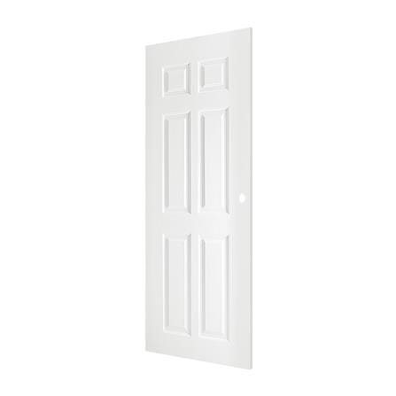 ประตูภายนอก UPVC PARAZZO MN003 80X200 ซม. สีขาว เจาะลูกบิด_1