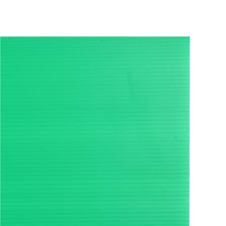 CORRUGATED PLASTIC SHEET PLAN BOARD 130X245X0.3CM GREEN