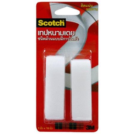 เทปหนามเตยม้วน 3M XN002016626 1x18 นิ้ว สีขาว_0