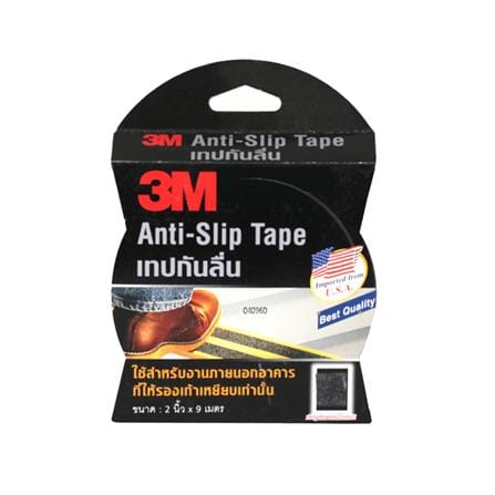 เทปกันลื่น 3M 2 นิ้วX9 ม. สีดำ_0