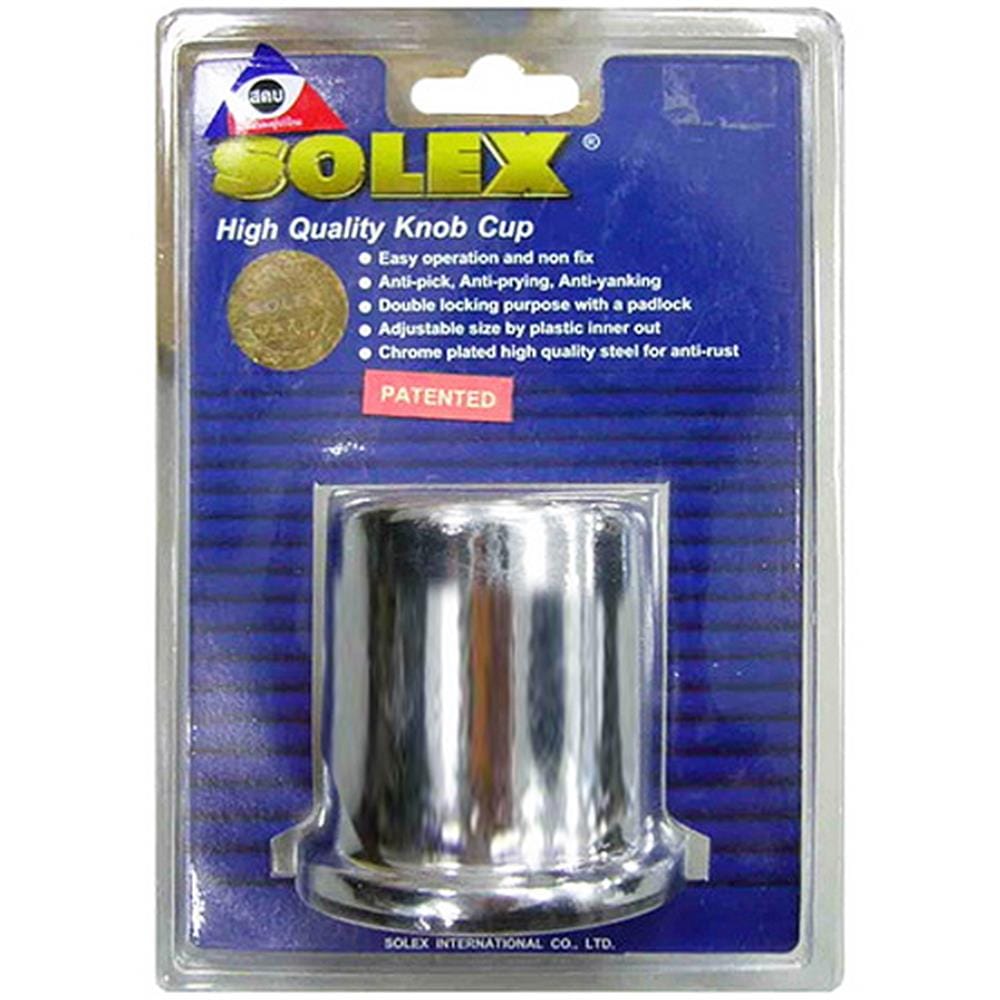 ฝาครอบลูกบิด SOLEX เล็ก 2 รู (ไม่มีกุญแจ)