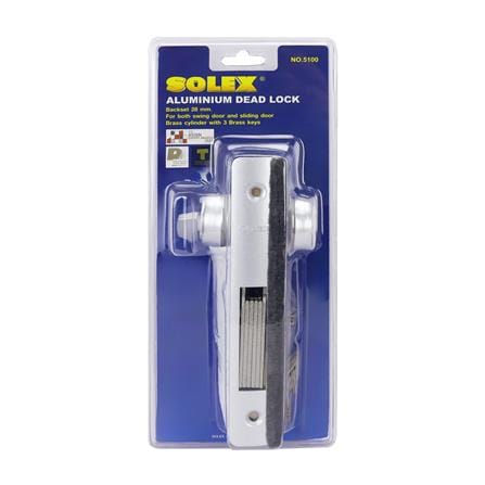 กุญแจบานสวิง SOLEX 5100 BT สีเงิน_1
