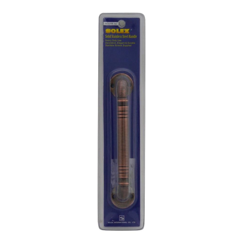 มือจับกลึง SOLEX 175 150 มม. สีทองแดงรมดำ