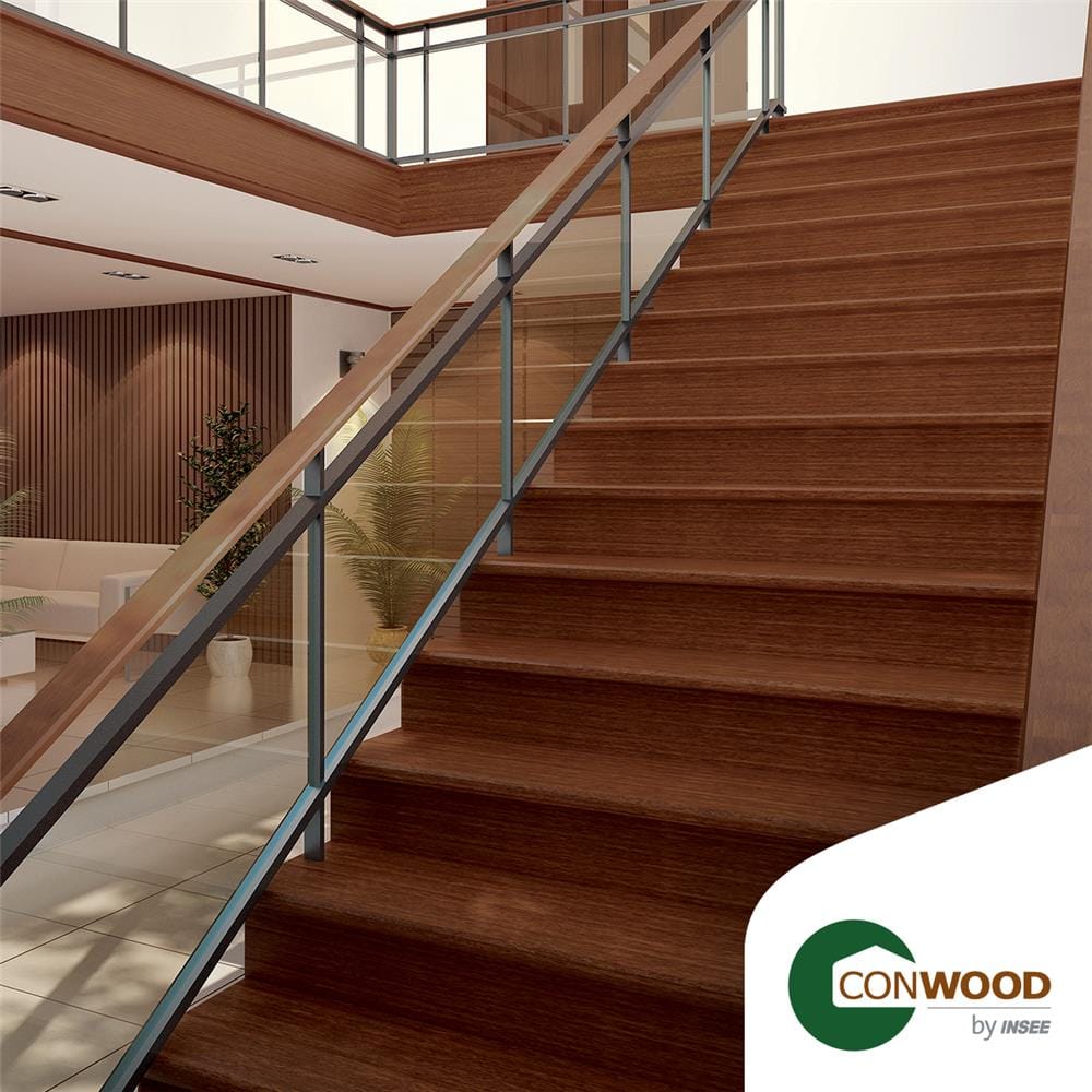 ไม้บันได ลูกนอน CONWOOD หน้า 10 นิ้ว 25X120X2.5 ซม. สีธรรมชาติ