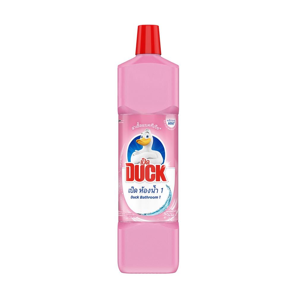 น้ำยาทำความสะอาดห้องน้ำ เป็ด 900 มล. สีชมพู