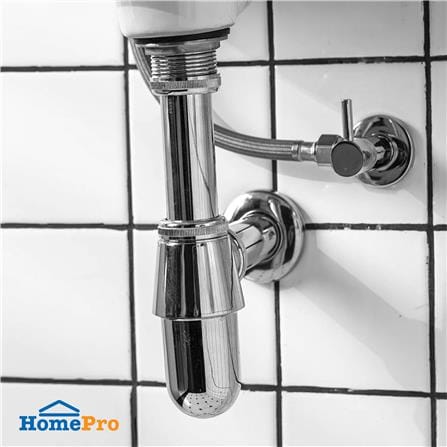 ท่อน้ำทิ้งอ่างล้างหน้ากระปุก RASLAND P8008A/30 30 ซม._2