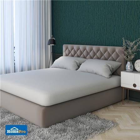 ผ้าปูที่นอน HOME LIVING STYLE TC 110x110 นิ้ว สีขาว แพ็ก 2 ชิ้น_0
