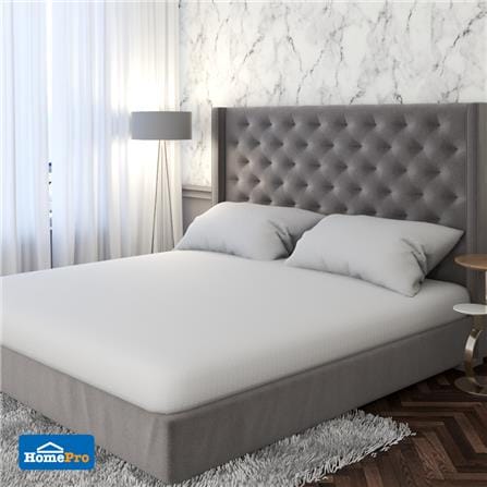 ผ้าปูที่นอน HOME LIVING STYLE CT 110x110 นิ้ว สีขาว แพ็ก 2 ชิ้น_0