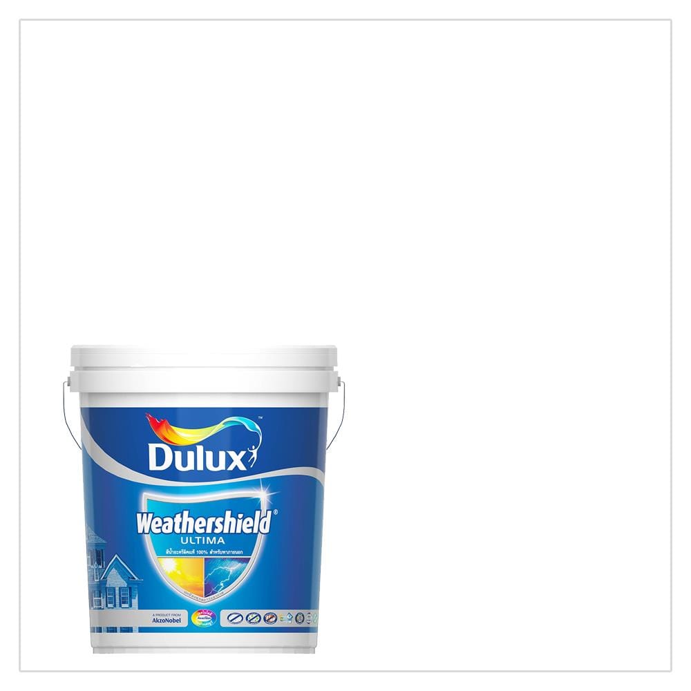 สีน้ำทาภายนอก  DULUX WEATHER SHIELD ULTIMA 4535 กึ่งเงา 5 แกลลอน