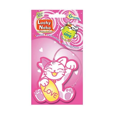 แผ่นหอมปรับอากาศ DAILY FRESH LUCKY NEKO 0.21 กรัม สีชมพู_0