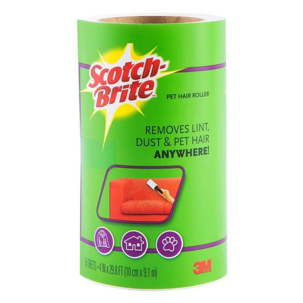 อะไหล่ลูกกลิ้งขจัดฝุ่นทั่วไป SCOTCH-BRITE 56 แผ่น