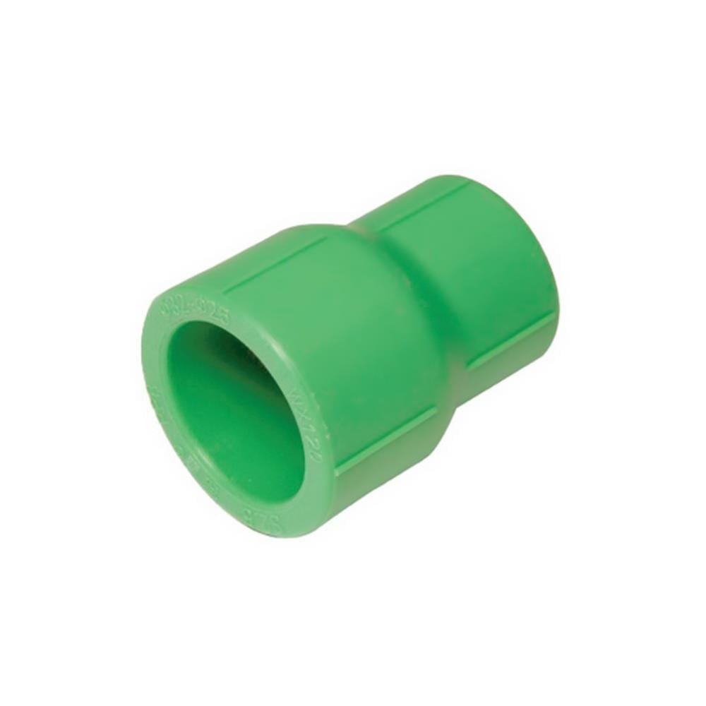 ข้อต่อลดกลม THAI PP-R D25/20 1/2X3/4 นิ้ว สีเขียว