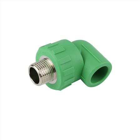 ข้องอ 90 องศา เกลียวนอก THAI PP-R D25 3/4 นิ้ว สีเขียว_1