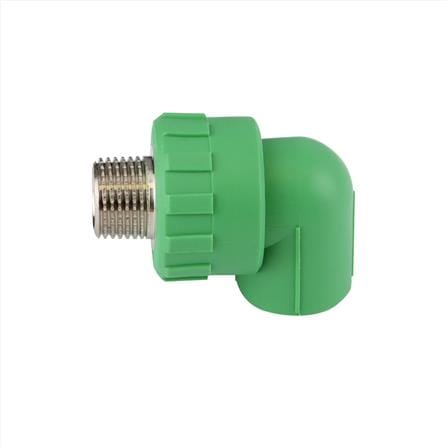 ข้องอ 90 องศา เกลียวนอก THAI PP-R D25 3/4 นิ้ว สีเขียว_2