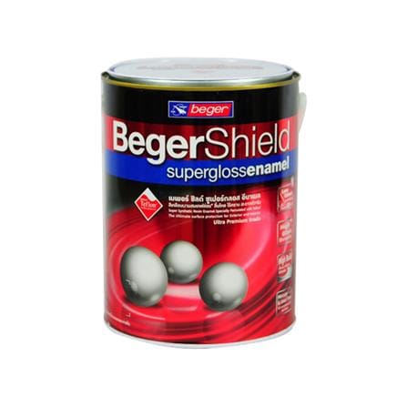 สีรองพื้นโลหะ BEGERSHIELD SUPERGLOSS ENAMEL B955 สีแดง 1 แกลลอน_0