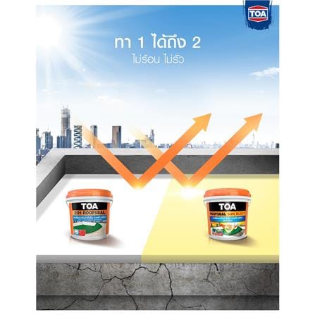 อะคริลิกกันซึม TOA SUNBLOCK 4 กก. สีเทา_5