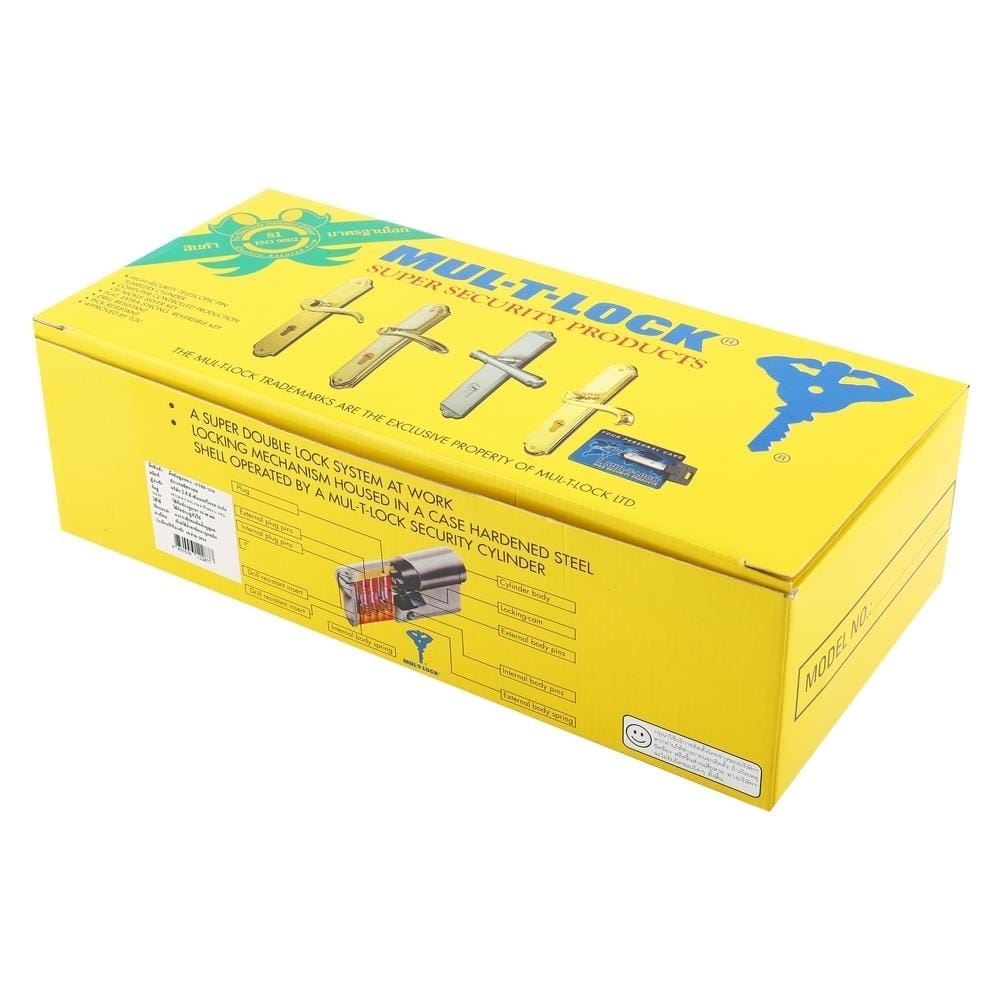 มือจับก้านโยกห้องทั่วไป MORTISE  MTL 2338 สีทองเหลืองรมดำ
