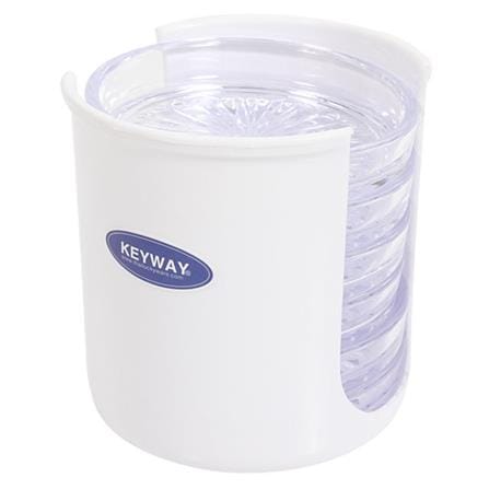 ที่รองแก้ว PS KEYWAY สีใส 6ชิ้น/ชุด_0