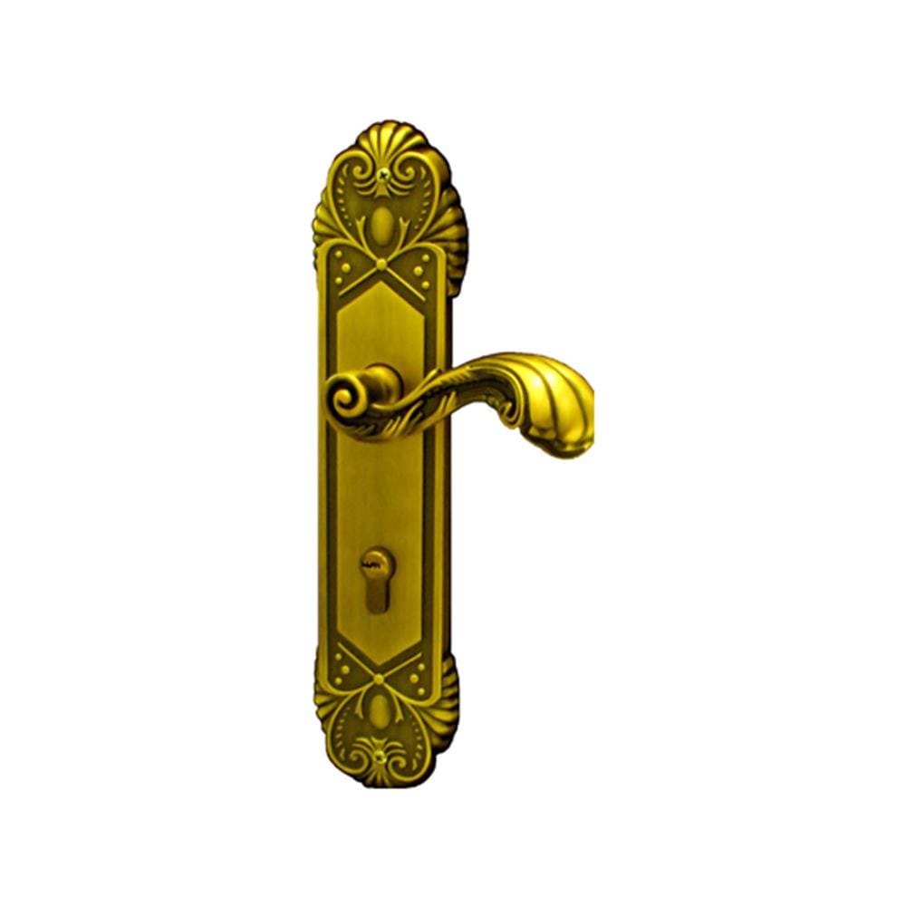 ชุดมือจับก้านโยกหลอก (DUMMY MORTISE)  MUL-T-LOCK 2338 สีทองเหลืองรมดำ