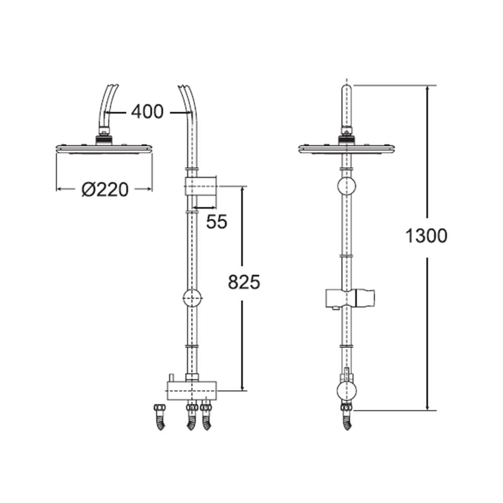 ฝักบัว RAIN SHOWER เดี่ยว AMERICAN STANDARD A-6110-978-905