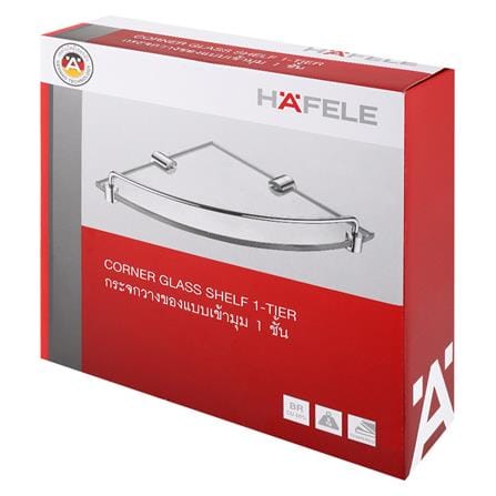 ชั้นกระจกเข้ามุม 1 ชั้น HAFELE 499.98.002_4