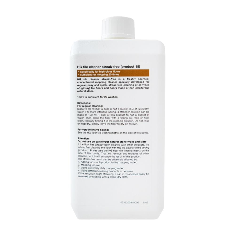 TILE CLEANER FOR GLOSSY TILES HG 1,000ML