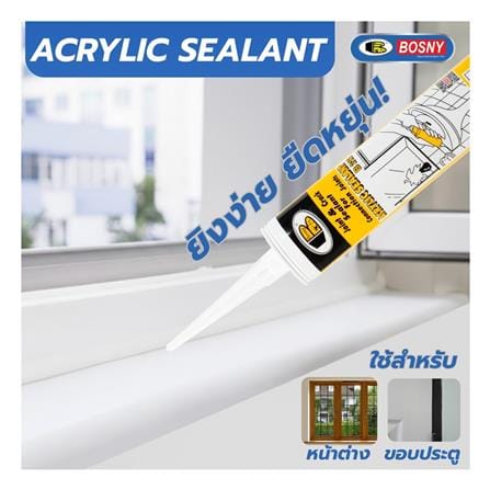 อะคริลิกซีลแลนท์ BOSNY B212 300 มล. สีน้ำตาล_2