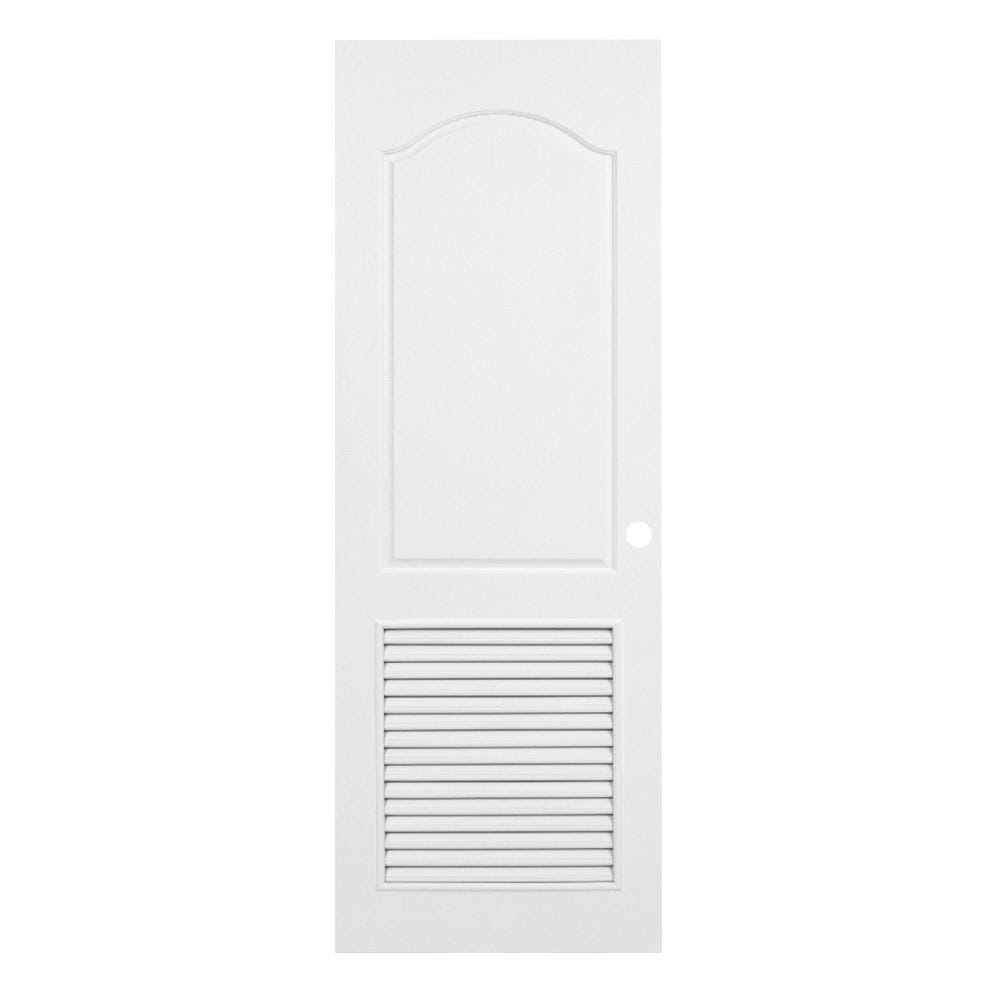 ประตูห้องน้ำ UPVC PARAZZO ML001 70X200 ซม. สีขาว เจาะลูกบิด