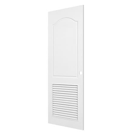 ประตูห้องน้ำ UPVC PARAZZO ML001 70X200 ซม. สีขาว เจาะลูกบิด_1