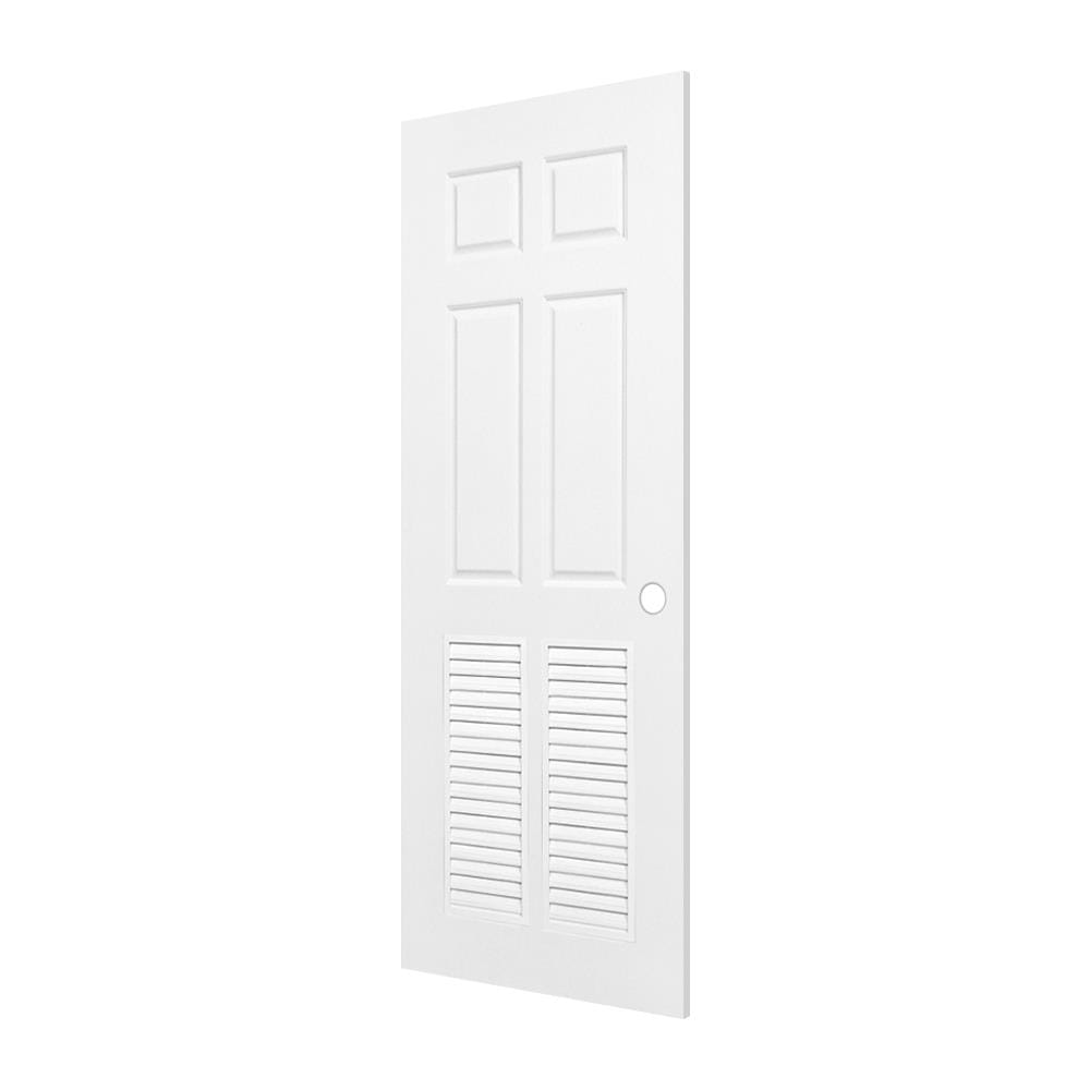 ประตูห้องน้ำ UPVC PARAZZO ML003 70X200 ซม. สีขาว เจาะลูกบิด