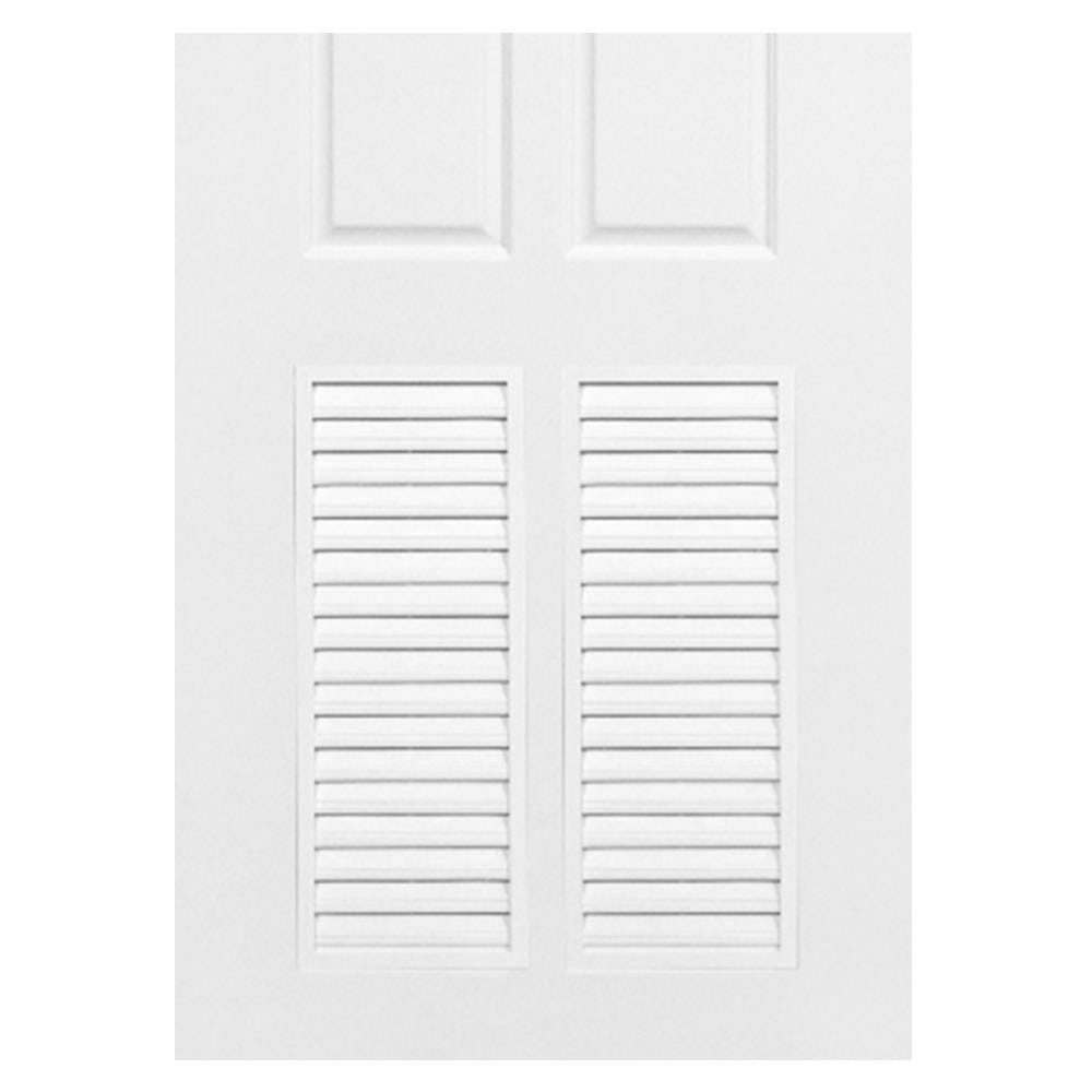 ประตูห้องน้ำ UPVC PARAZZO ML003 70X200 ซม. สีขาว เจาะลูกบิด