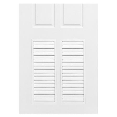 ประตูห้องน้ำ UPVC PARAZZO ML003 70X200 ซม. สีขาว เจาะลูกบิด_2
