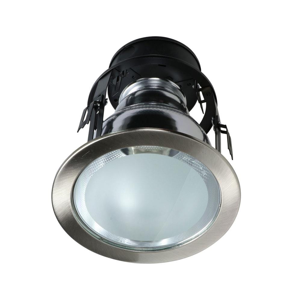 ดาวน์ไลท์ BEC 2427/SATIN โลหะ/แก้ว MODERN 6"กลม สีเงิน