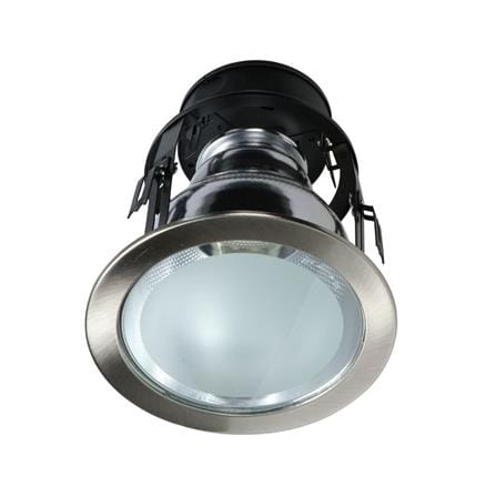 ดาวน์ไลท์ BEC 2427/SATIN โลหะ/แก้ว MODERN 6"กลม สีเงิน