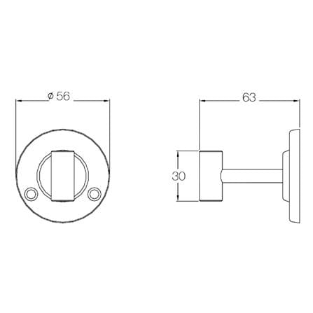 ขอแขวนผ้า HM401 สเตนเลส_1