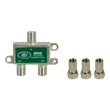 สปิตเตอร์เหล็ก 2 ทาง 75 โอห์ม DBY LE-2S_0