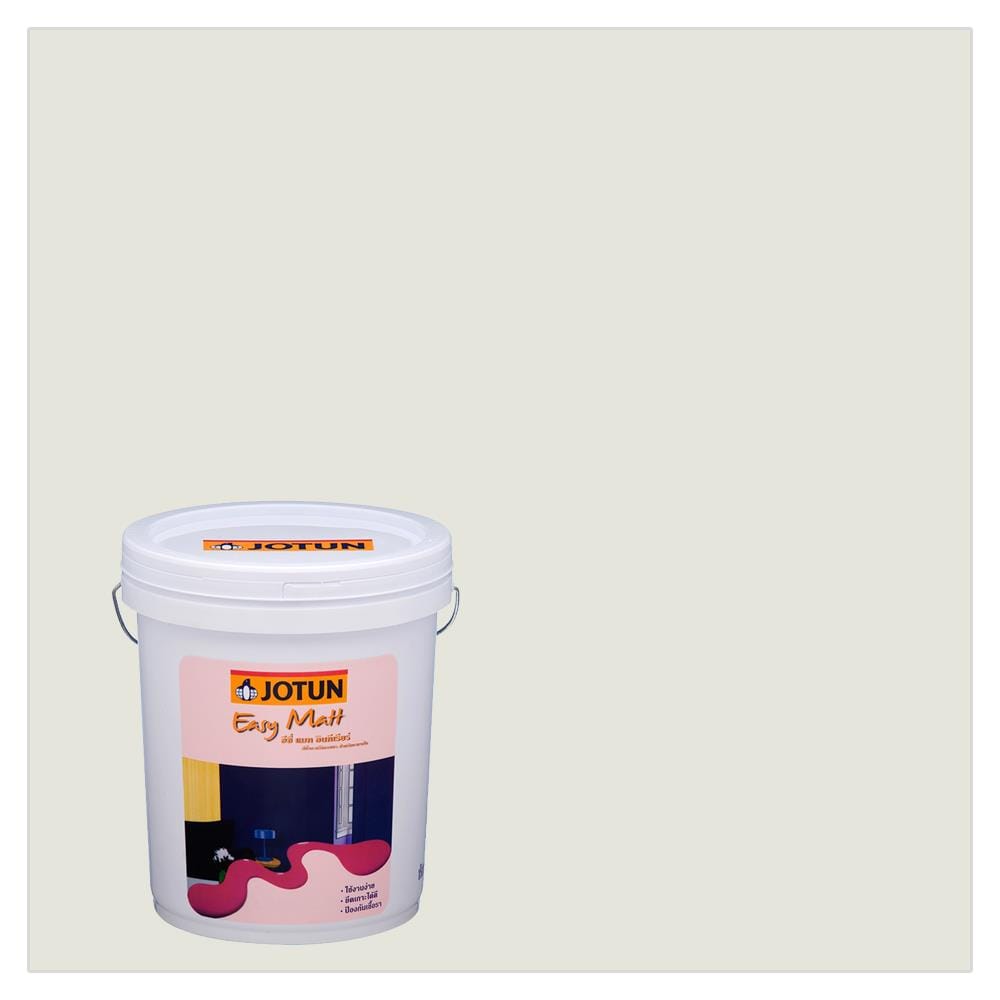 สีน้ำทาภายใน JOTUN EASY MAT สีเทาอ่อน #20 ด้าน 5 แกลลอน