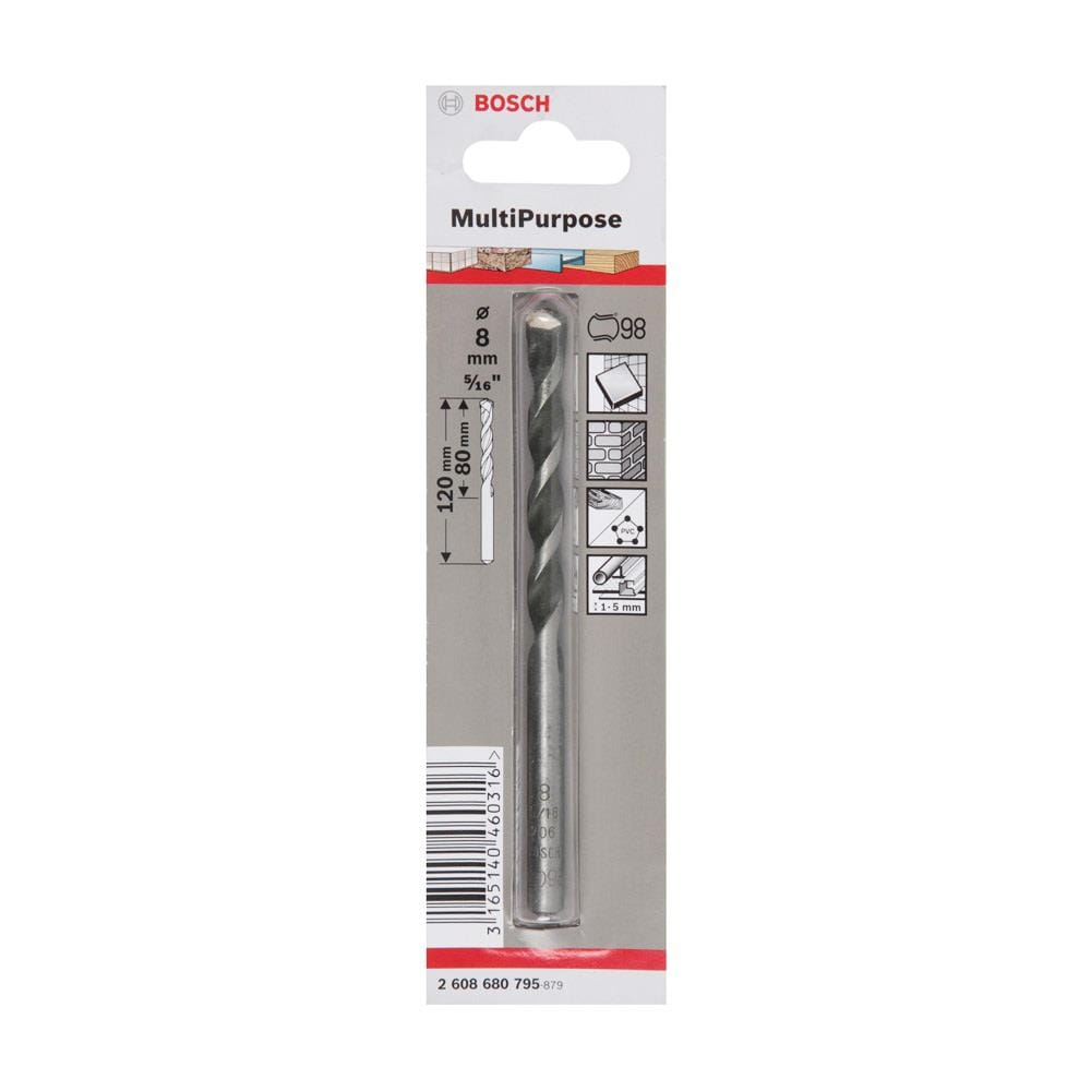 ดอกเจาะคอนกรีต BOSCH 8x80x120 มม.