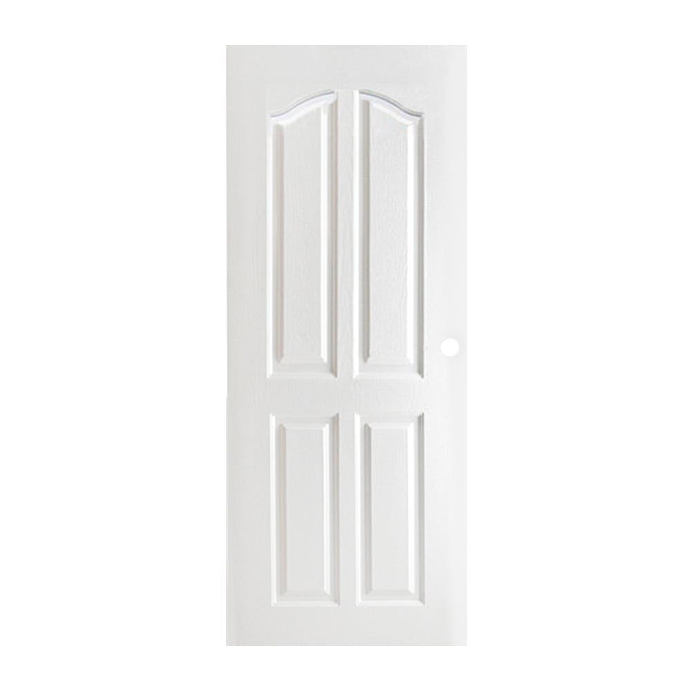 ประตูภายนอก UPVC PARAZZO MN006 80X200 ซม. สีขาว เจาะลูกบิด